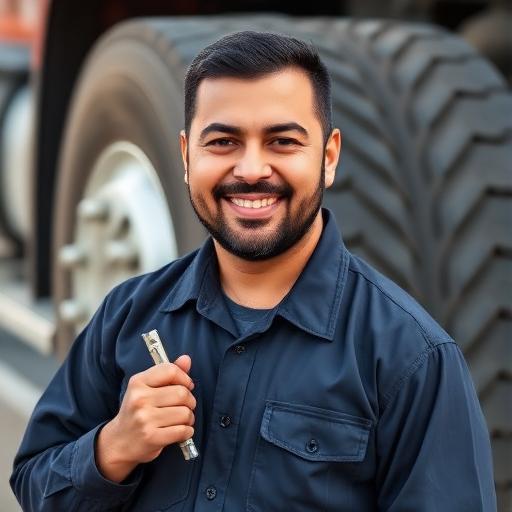 Miguel Ortiz, roadside tire mechanic at Nonstop Roadside Tire Company Hartford CT