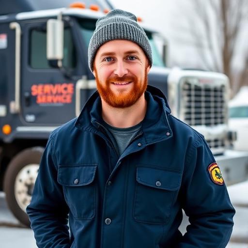 Nate Sullivan, roadside tire mechanic at Nonstop Roadside Tire Company Hartford CT