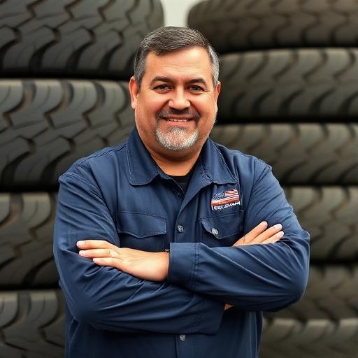 Vinny Marchetti, roadside tire mechanic at Nonstop Roadside Tire Company Hartford CT
