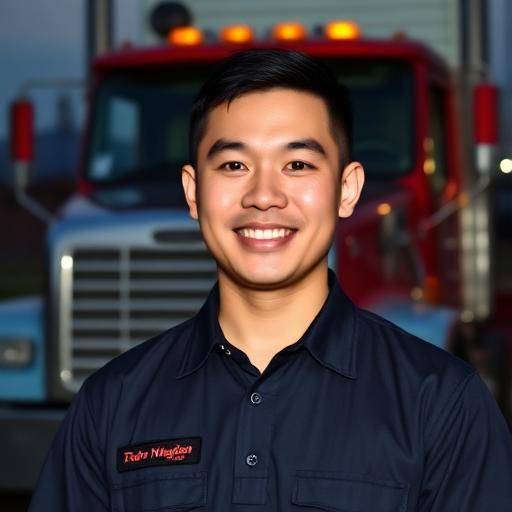 Eddie Nguyen, roadside tire mechanic at Nonstop Roadside Tire Company Hartford CT