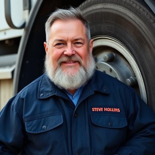 Big Steve Hollins, roadside tire mechanic at Nonstop Roadside Tire Company Hartford CT